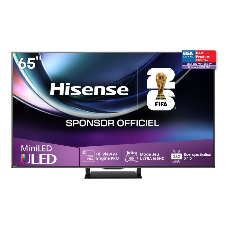 Acheter Tv Miniled 65'' Hisense 65u7q Pro Bon état - 799,00 € Tv Miniled 65'' Hisense 65u7q Pro Bon état - reconditionné disponible sur Electro Depot